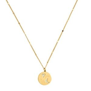 KATE SPADE • Gold True Love I Love You To The Moon Pendant Necklace